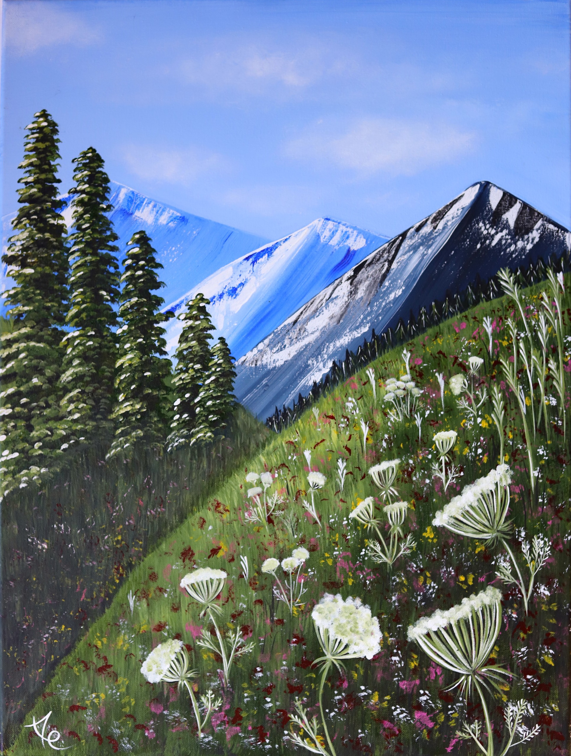 Mountains Painting