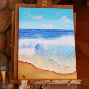 ocean wave painting