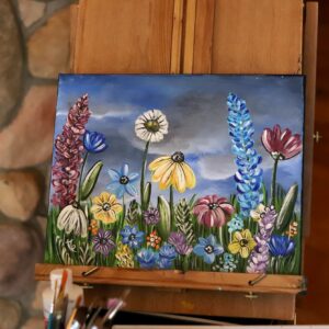 "Bright Against the Grey" ORIGINAL Painting SOLD