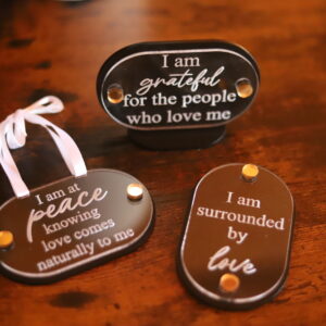affirmation plaques set of three