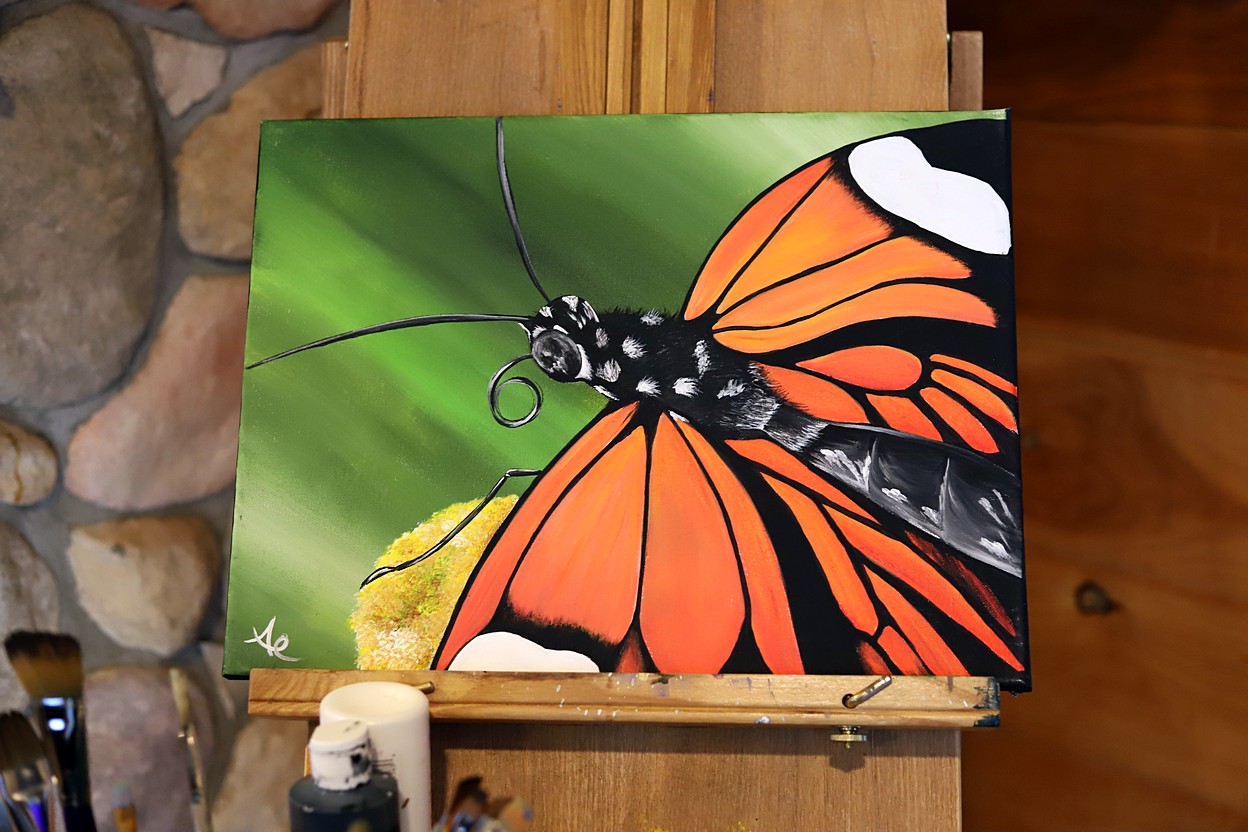 butterfly painting