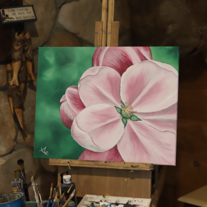 APPLE BLOSSOM PAINTING