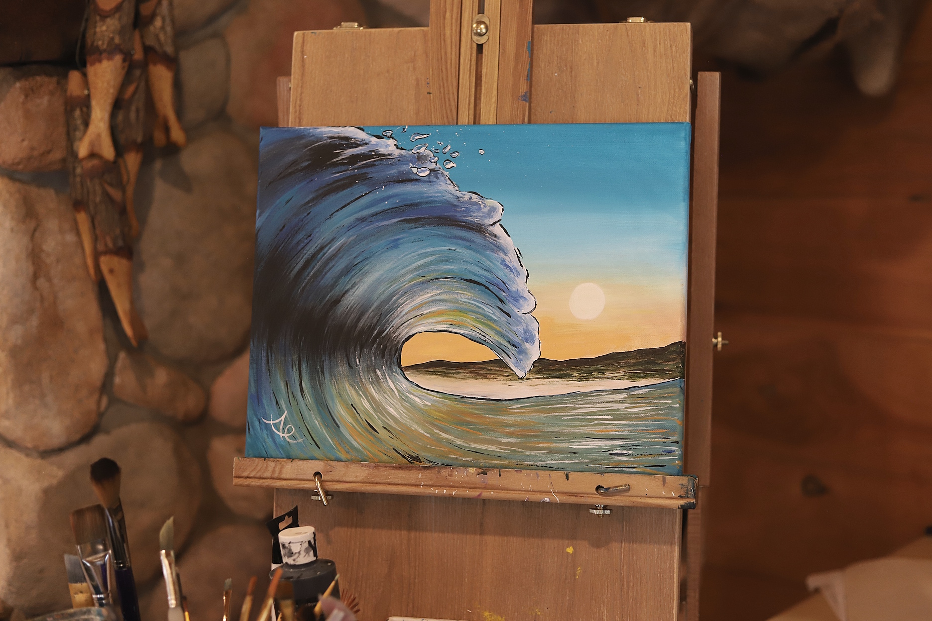 OCEAN WAVE PAINTING