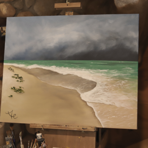 STORMY SEA PAINTING