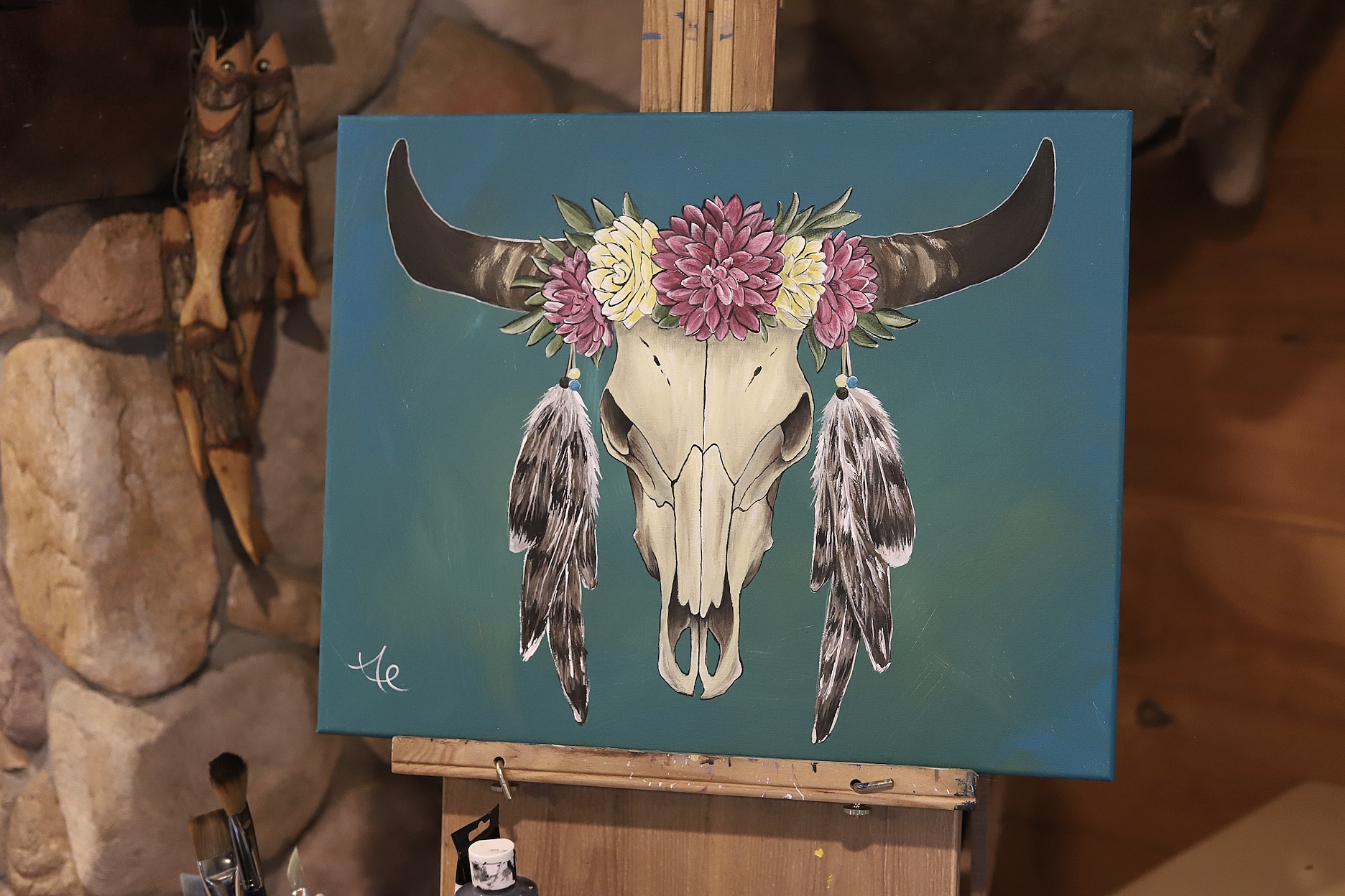NATIVE AMERICAN PAINTING