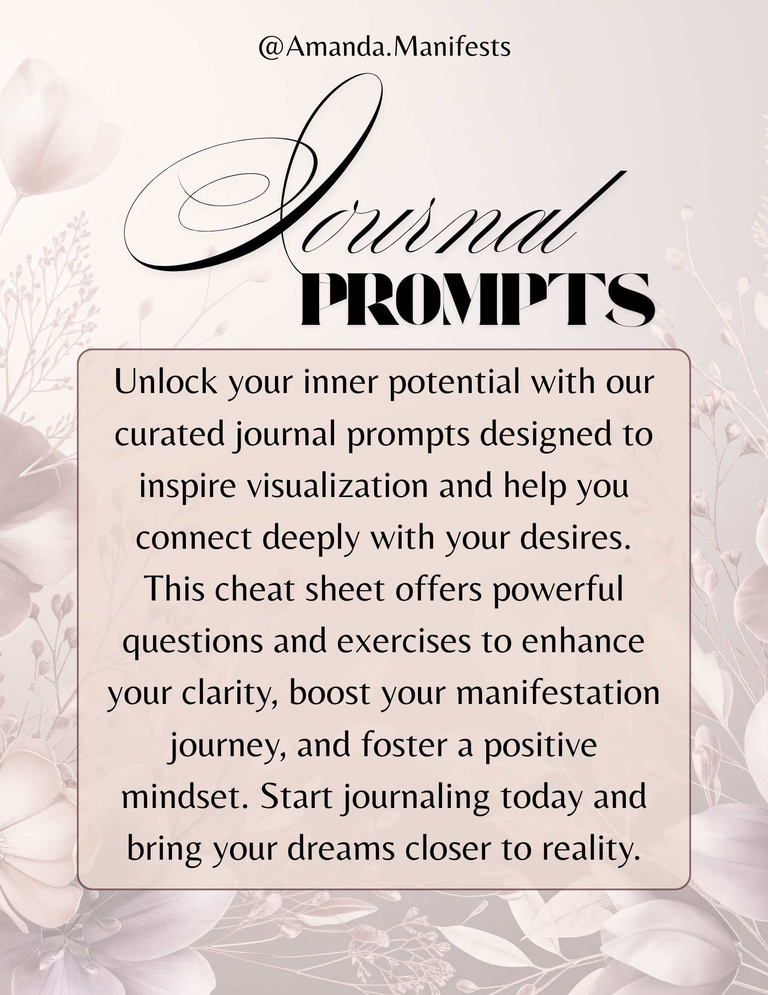 Journal Prompts