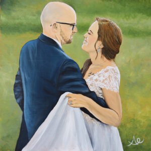 custom wedding painting